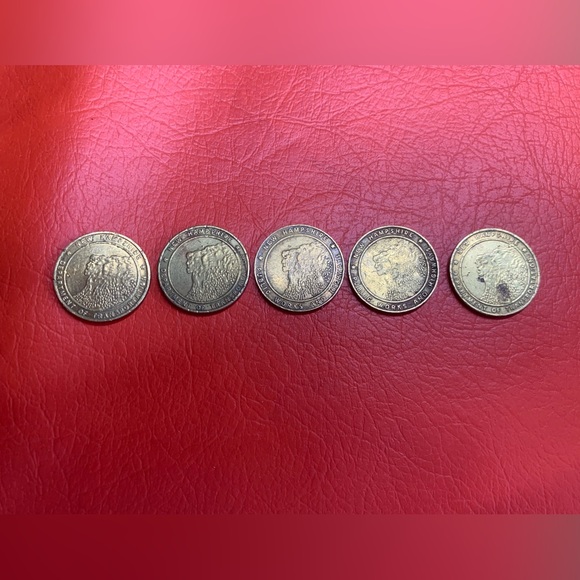 NH Department of Transportation Highway Token (no longer accepted)- Lot of 5 - Picture 3 of 4